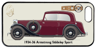 Armstrong Siddeley Sports Foursome (Red) 1934-36 Phone Cover Horizontal